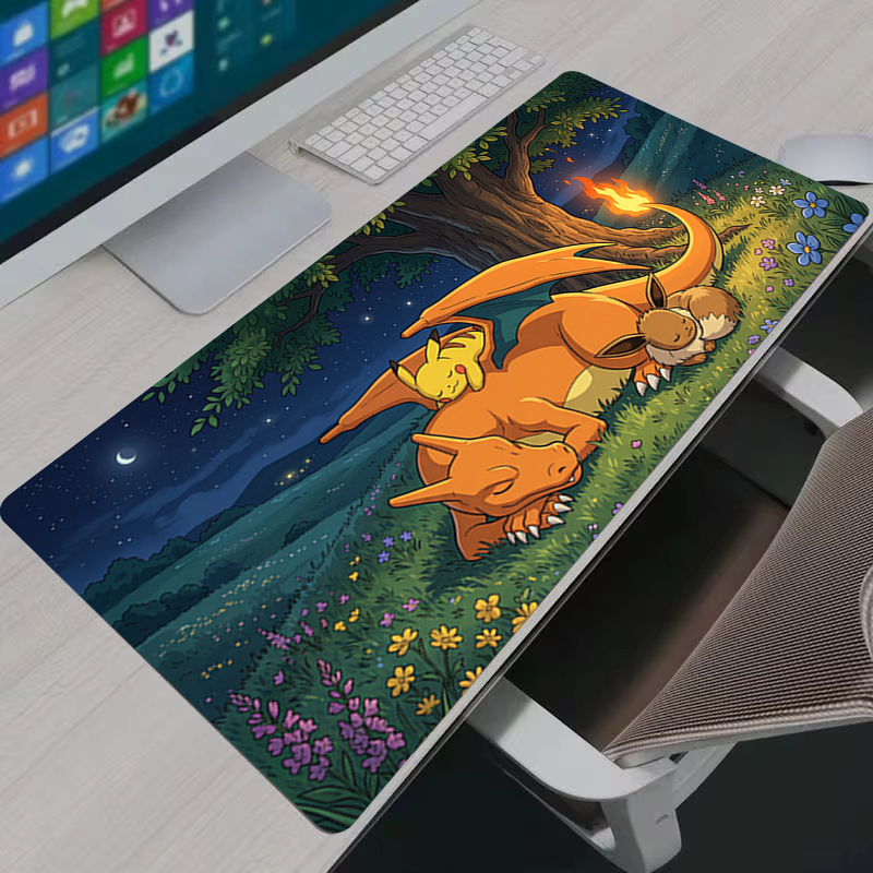 Gaming Console Desk - Mouse Pad Anime PC Gamer Cabinet
