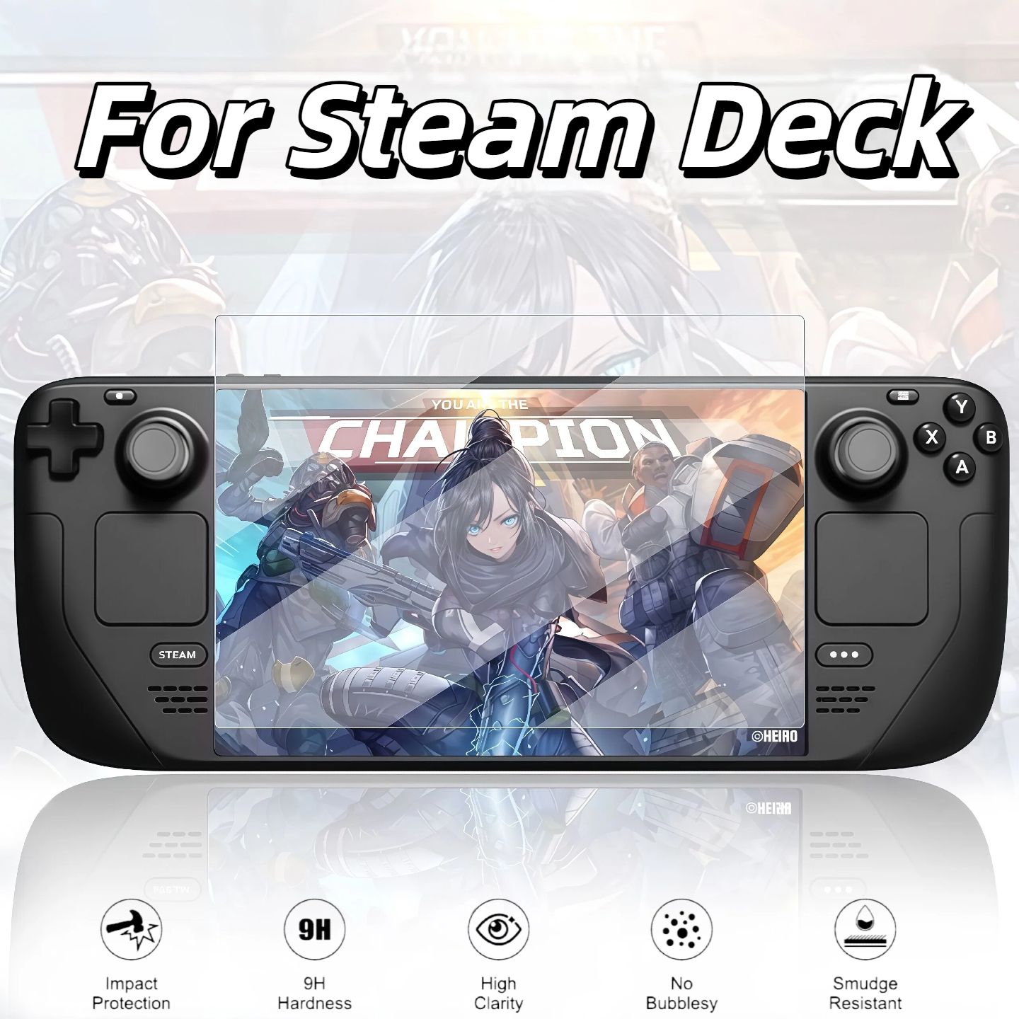 HD Tempered Glass Screen Prote - Console Gaming Steam 评论和价格