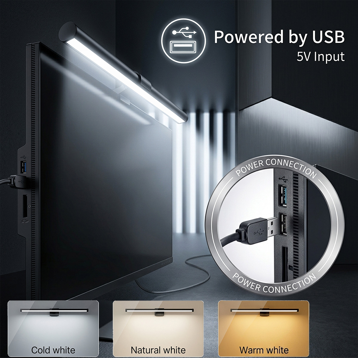 USB Powered LED Computer Scree - Gaming Console Desk 评论和价格