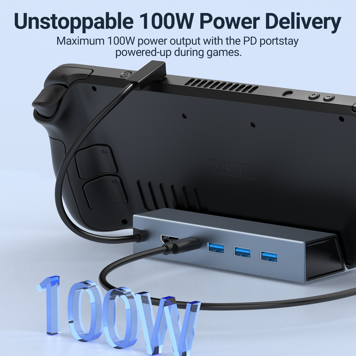 5 In 1 USB-C Game Hub Type-C C - Console Gaming Steam 评论和价格