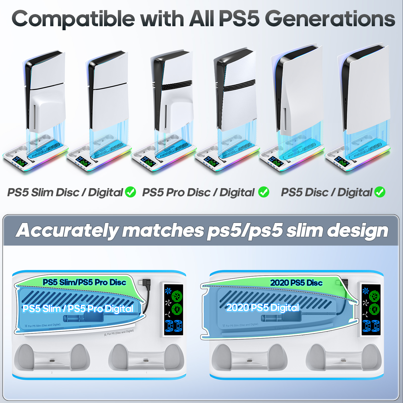 Game Stand For Sony PS5 Consol - Gaming Console Holder 评论和价格