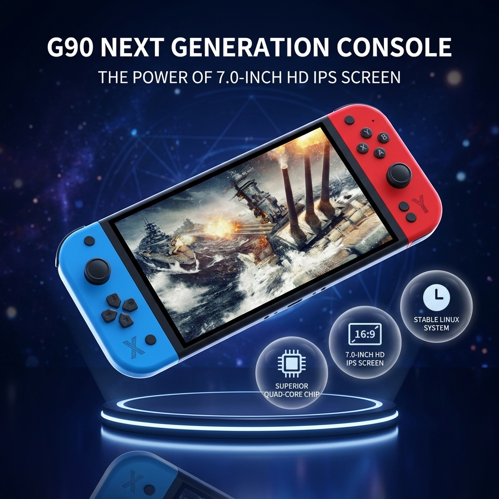 New G90 Retro Gaming Handheld  - Gaming Console 5 Year Old 评论和价格