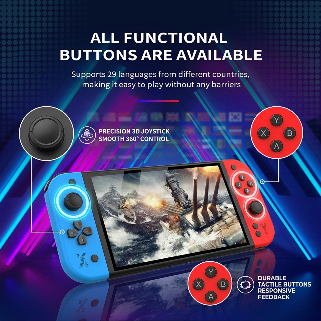 New G90 Retro Gaming Handheld  - Gaming Console 5 Year Old 评论和价格