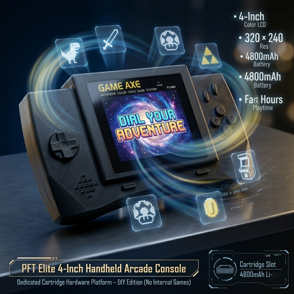PFT Elite 4-Inch Handheld Arca - Gaming Console Retro 评论和价格