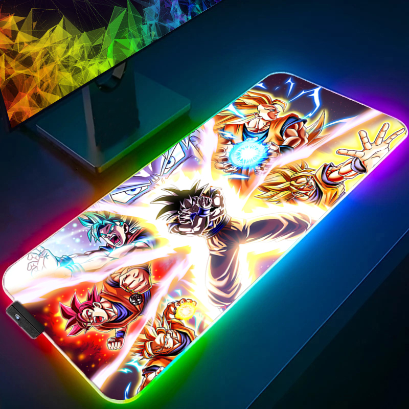 LED Mouse pad Dragon Ball Comp - Gaming Console Desk 评论和价格