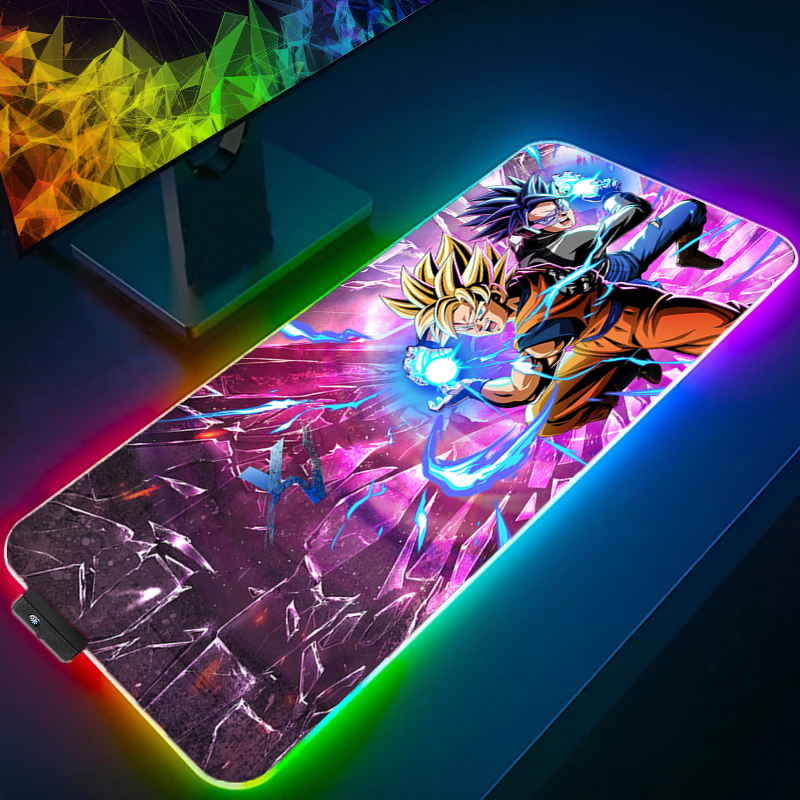 LED Mouse pad Dragon Ball Comp - Gaming Console Desk 评论和价格