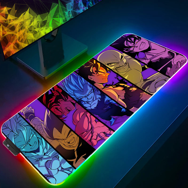 LED Mouse pad Dragon Ball Comp - Gaming Console Desk 评论和价格