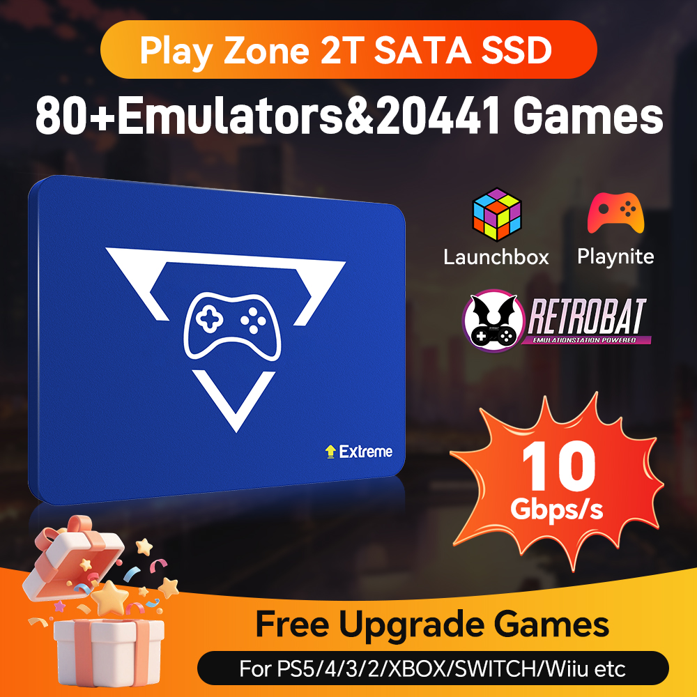 Play Zone 2T Retro Gaming SSD  - Gaming Console Game Zone 评论和价格