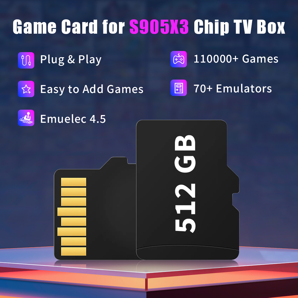 Game TF Card for S905X3 Chip T - Gaming Console Retro 评论和价格