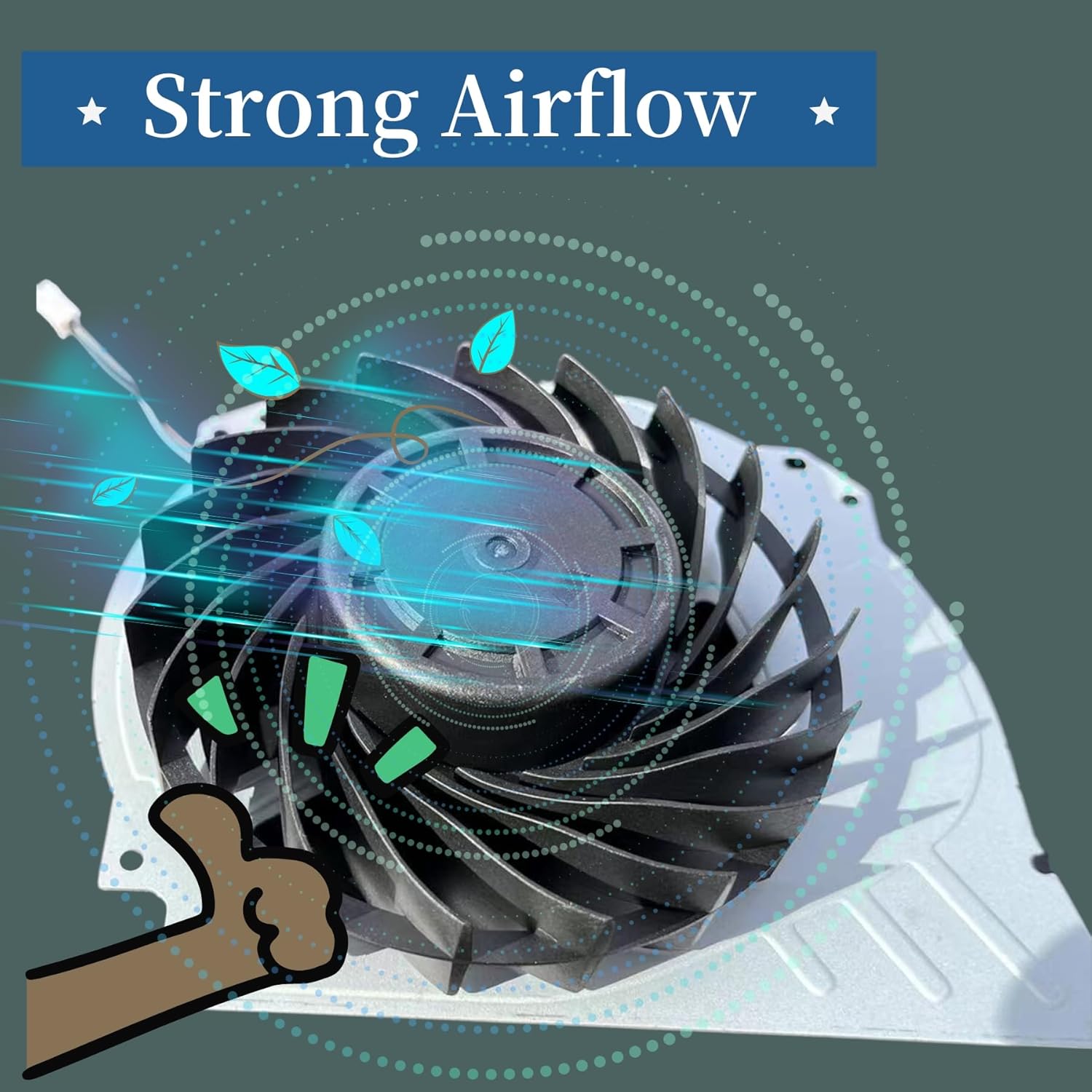 Original Inner Cooling Fan for - Gaming Console Monitor 评论和价格